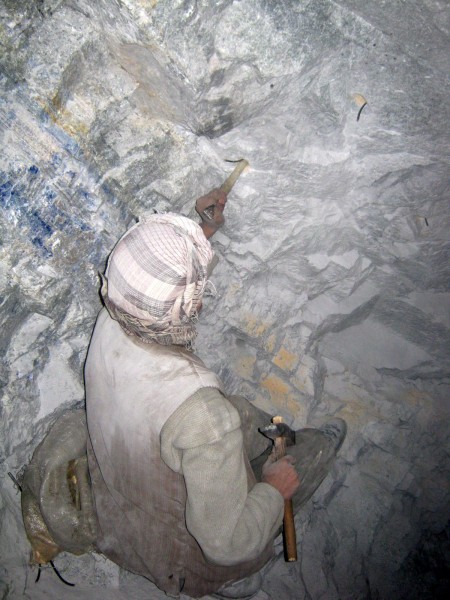 minatore, interno miniera Sar-e-Sang, credits, Giuliano Battiston